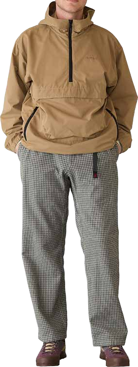 DOBBY PLAID GRAMICCI PANT STRAIGHT FIT