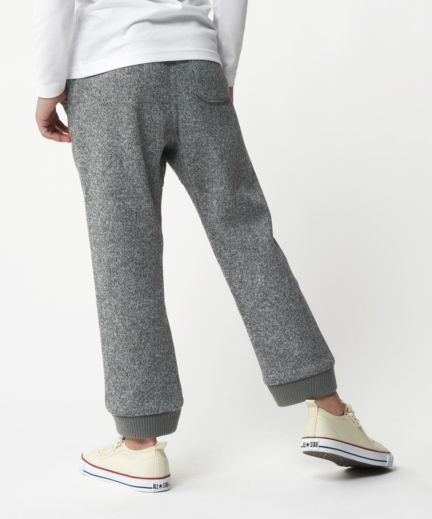 ボンディングニットフリースキッズリブパンツ｜BONDING KNIT FLEECE