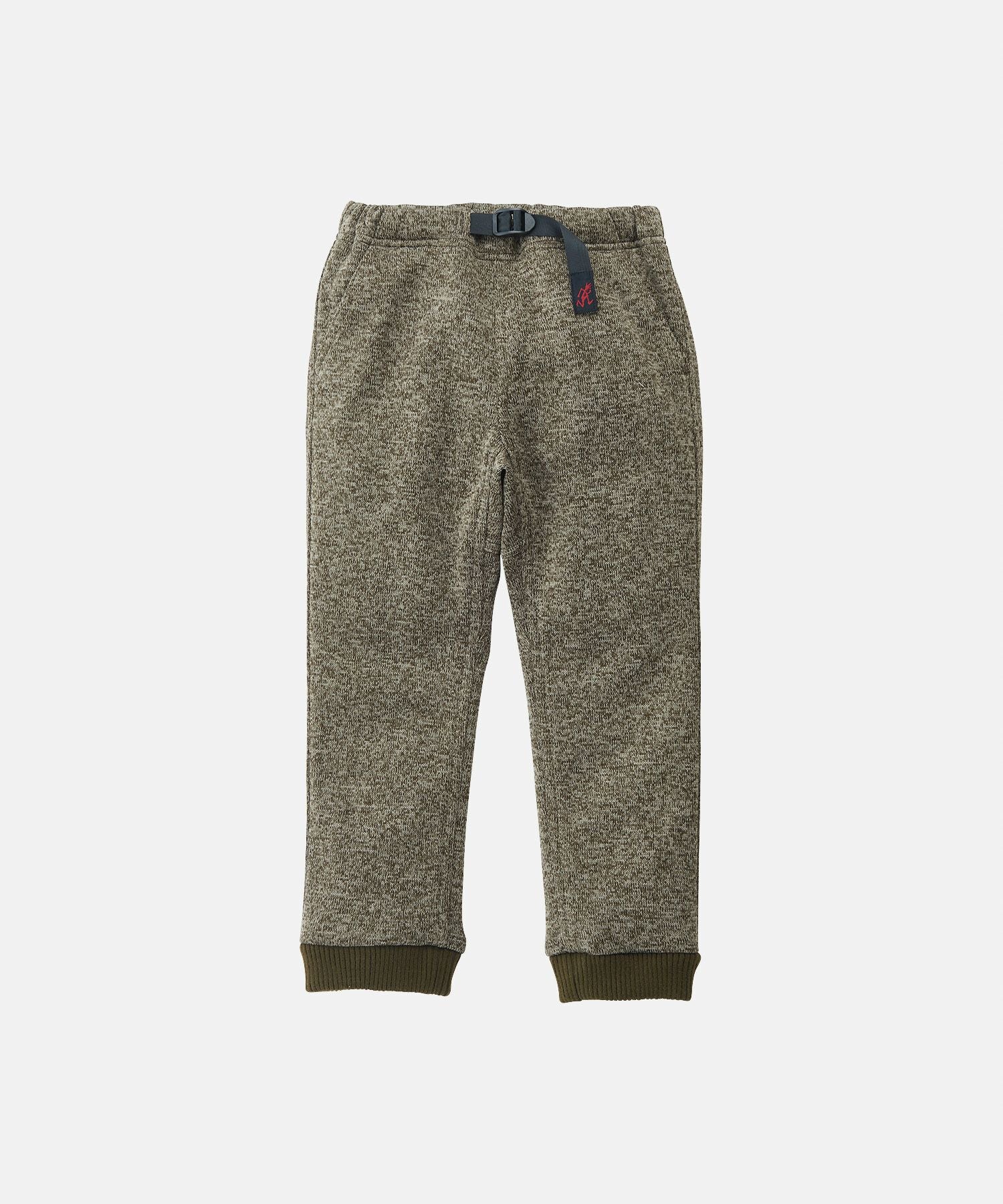ボンディングニットフリースキッズリブパンツ｜BONDING KNIT FLEECE