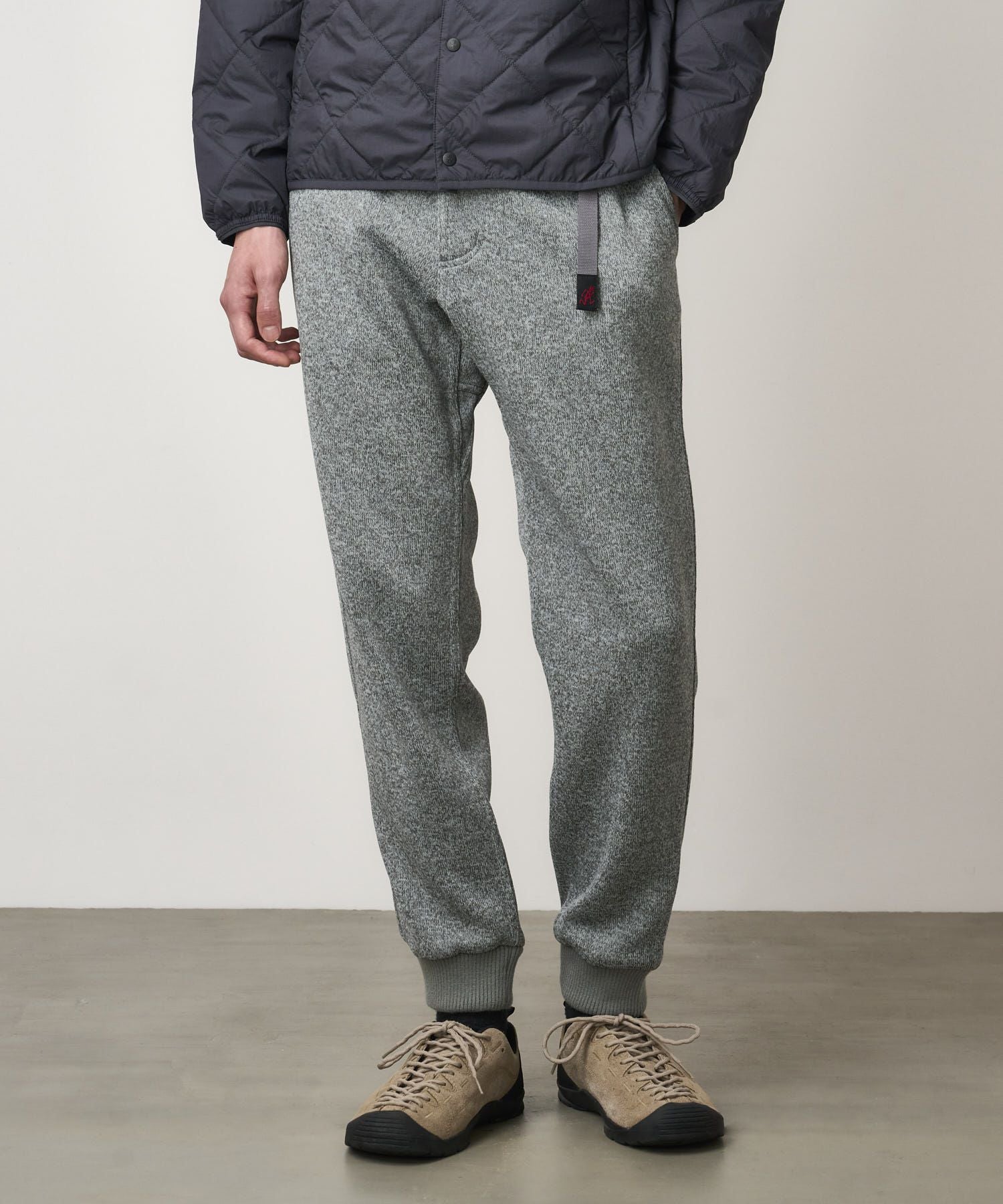 ボンディングニットフリースナローリブパンツ｜BONDING KNIT FLEECE