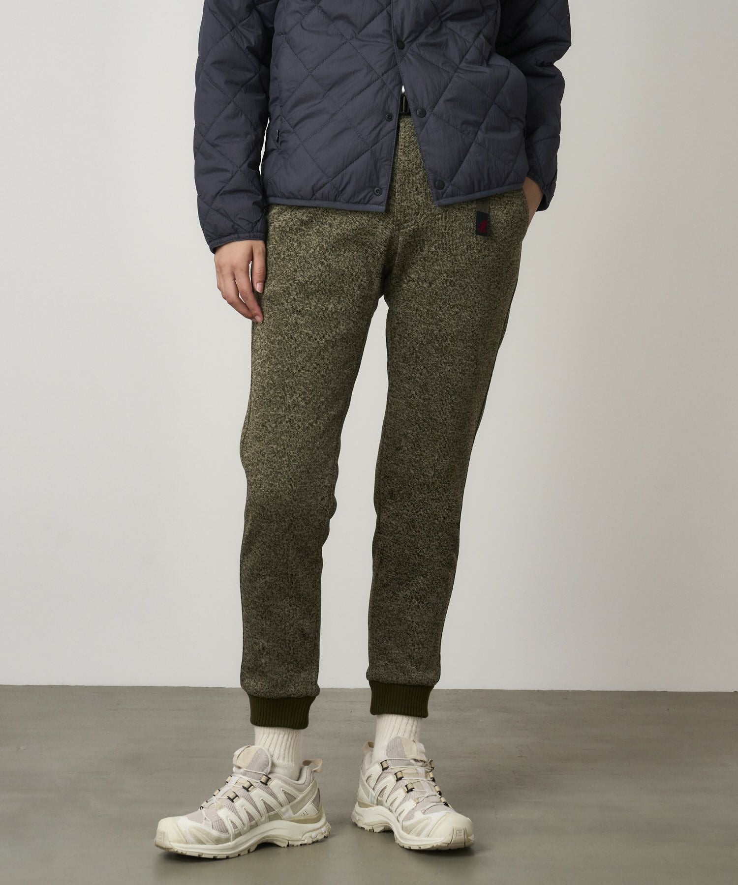 ボンディングニットフリースナローリブパンツ｜BONDING KNIT FLEECE