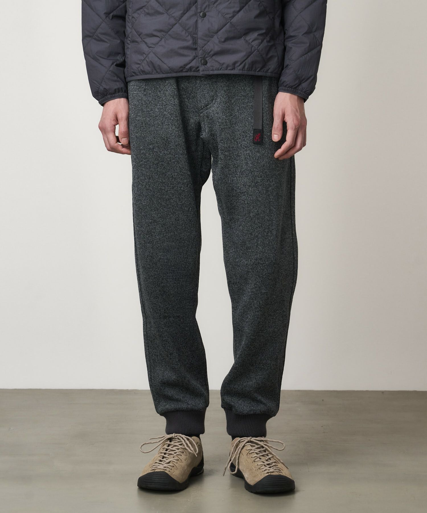 ボンディングニットフリースナローリブパンツ｜BONDING KNIT FLEECE
