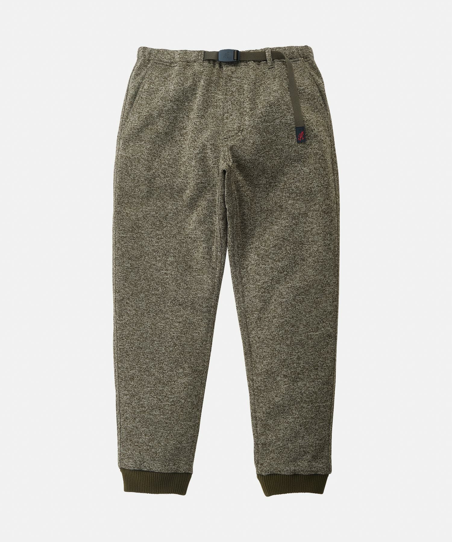 ボンディングニットフリースナローリブパンツ｜BONDING KNIT FLEECE
