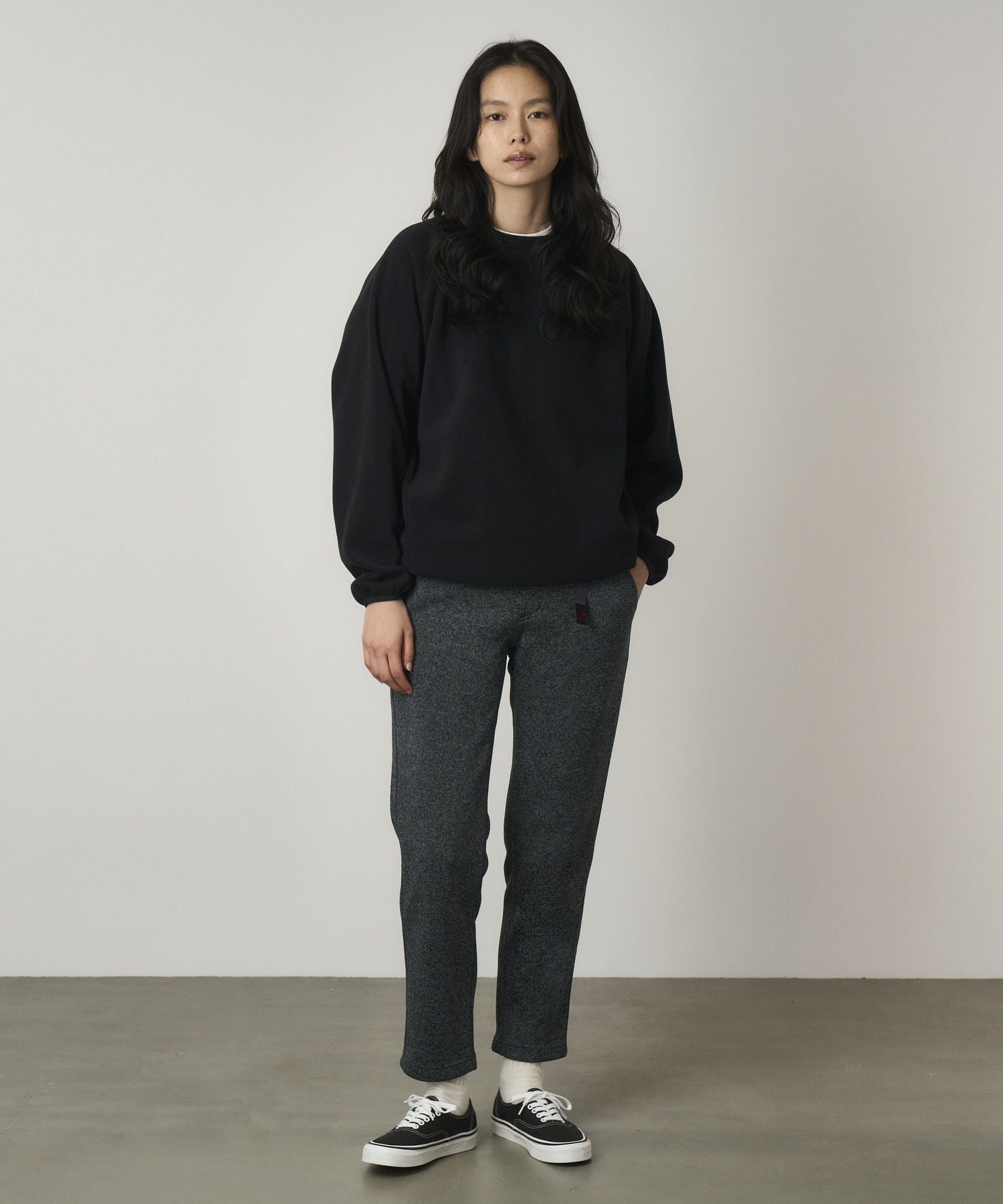 ボンディングニットフリースウィメンズテーパードパンツ｜BONDING KNIT