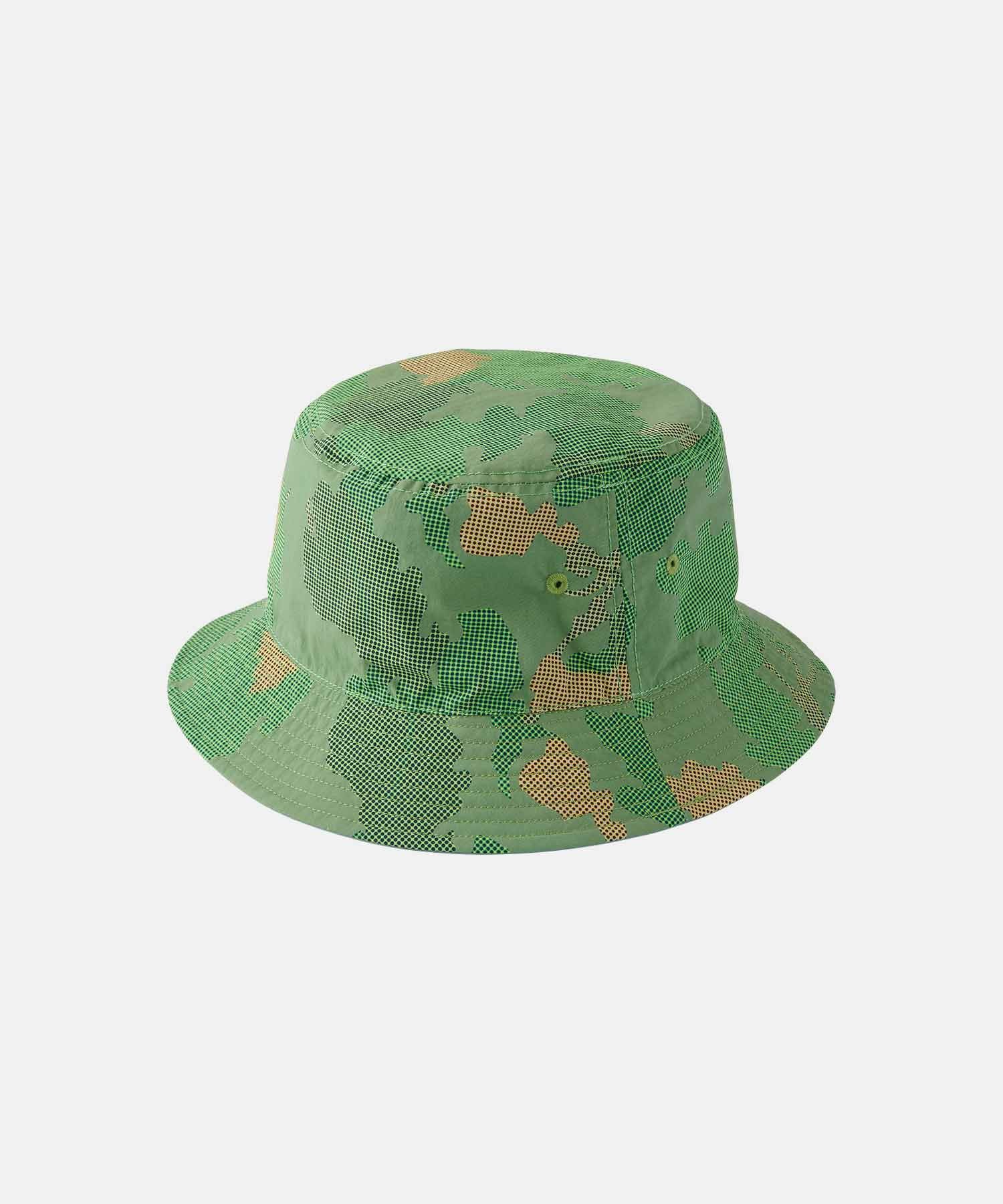 リバーシブルバケットハットカモリーフ｜REVERSIBLE BUCKET HAT CAMO