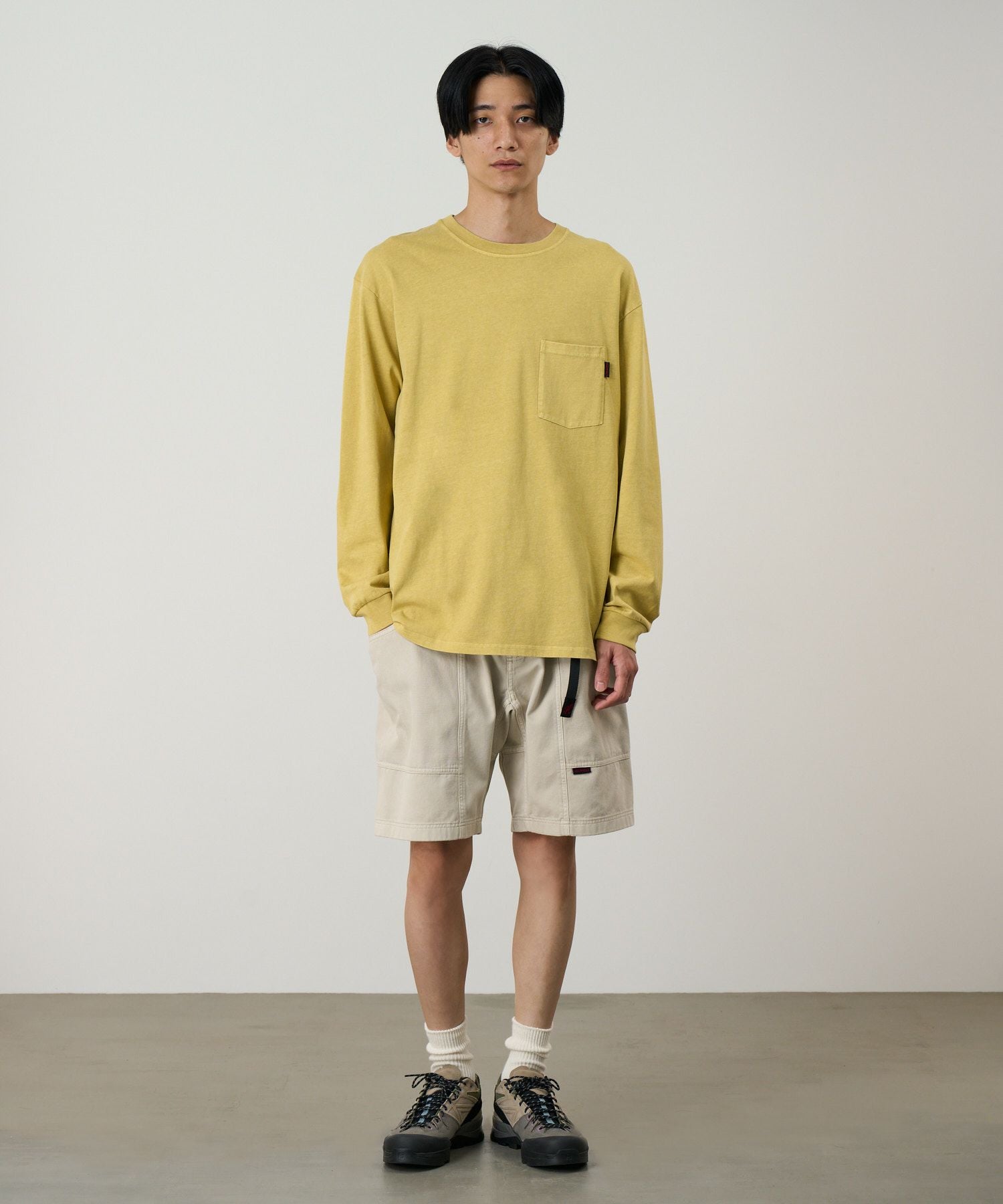 L/SポケットTシャツピグメントダイ｜L/S POCKET TEE PIGMENT DYED