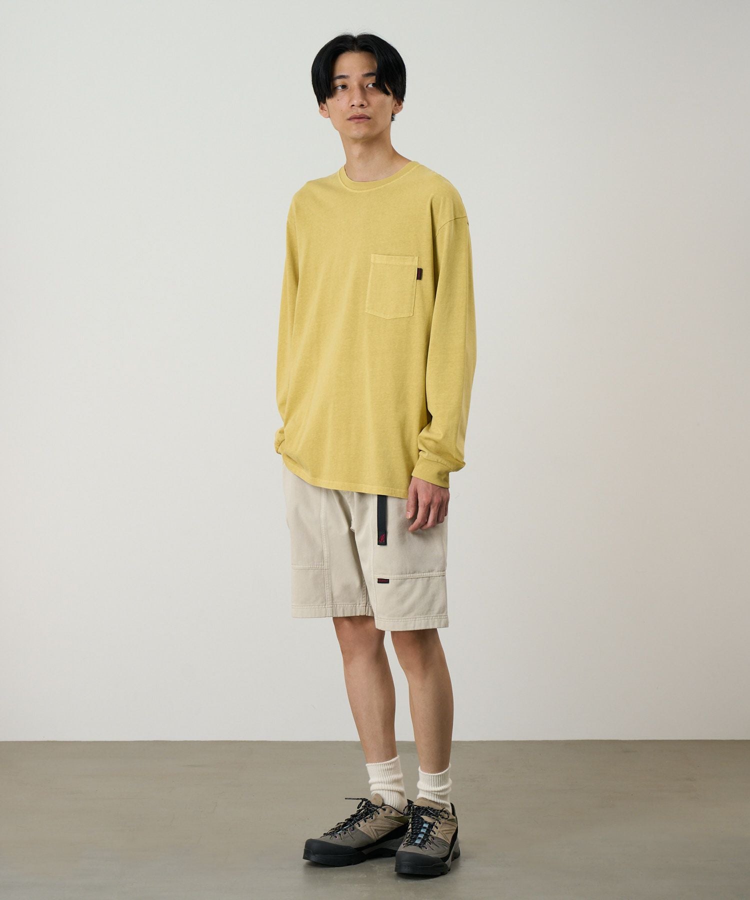 L/SポケットTシャツピグメントダイ｜L/S POCKET TEE PIGMENT DYED