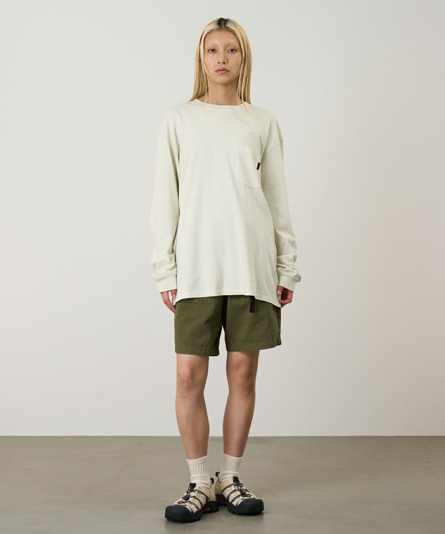 L/SポケットTシャツピグメントダイ｜L/S POCKET TEE PIGMENT DYED