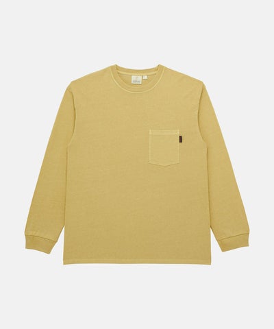 L/SポケットTシャツピグメントダイ｜L/S POCKET TEE PIGMENT DYED 