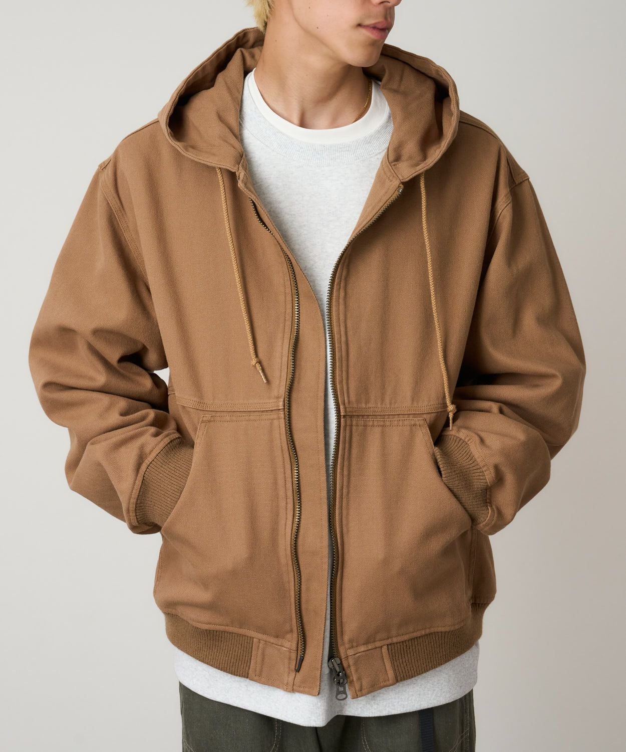 エルキャップキャンバスフーディージャケット | グラミチ 公式通販