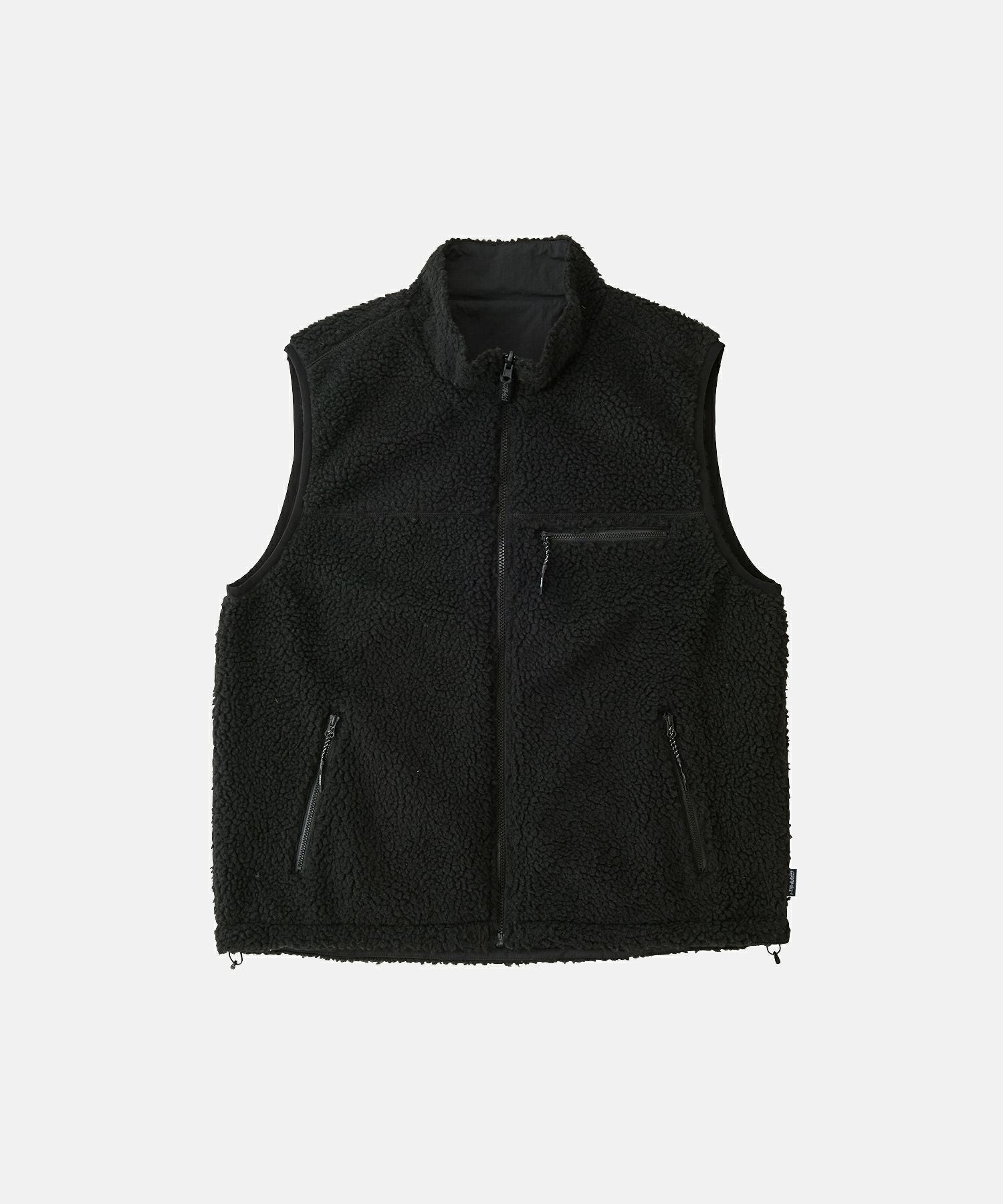 グラミチ リバーシブル ナイロンベスト M 黒 TribalTerra GRAMICCI/グラミチ/REVERSIBLE FLEECE VEST | リバーシブルフリース