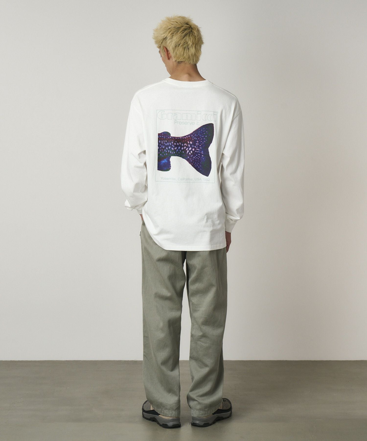 トラウトテイルロングスリーブTシャツ | グラミチ 公式通販サイト