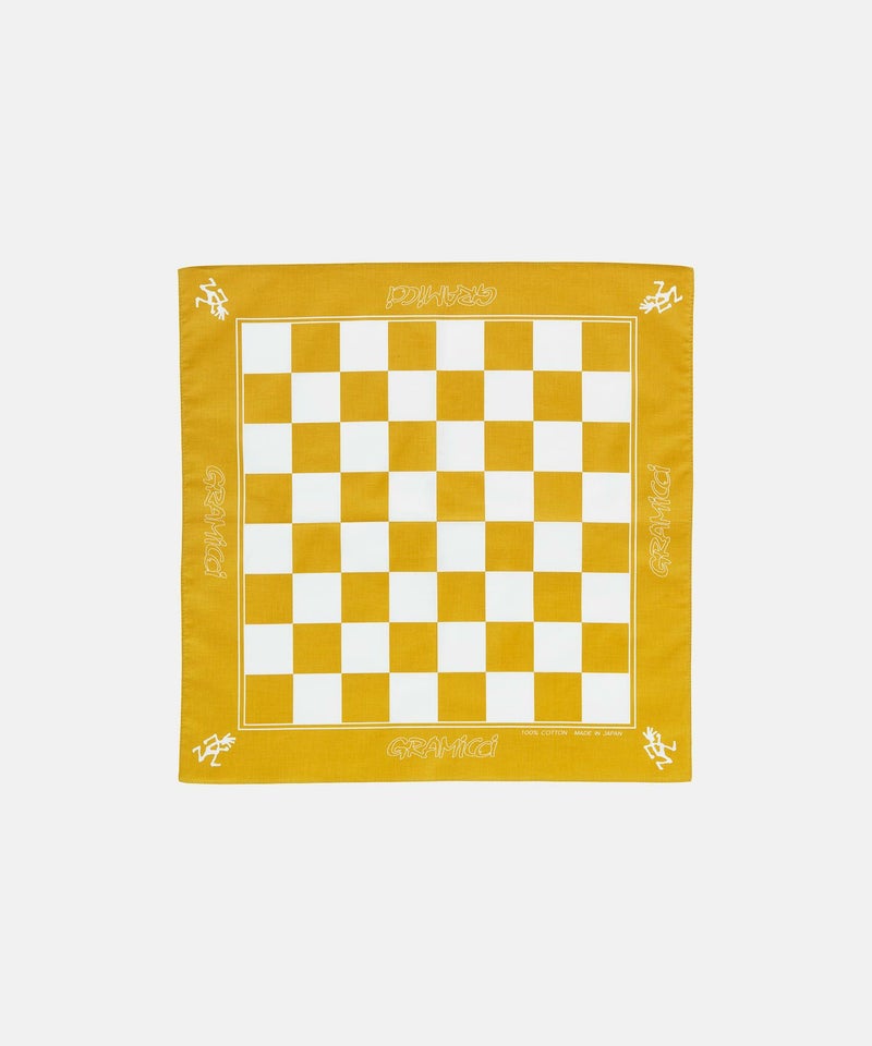 Checkers Bandana Yellow Orange