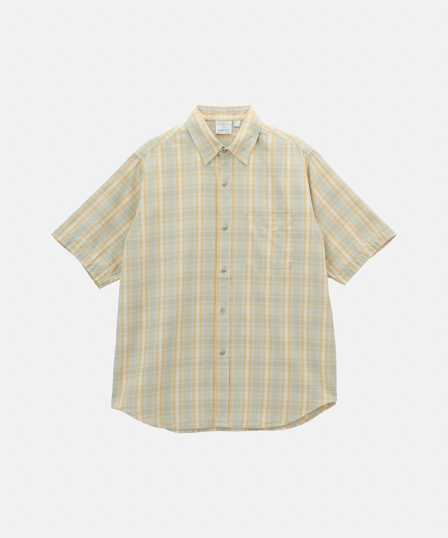 ショートスリーブチェッカードオンブレシャツ | グラミチ 公式通販