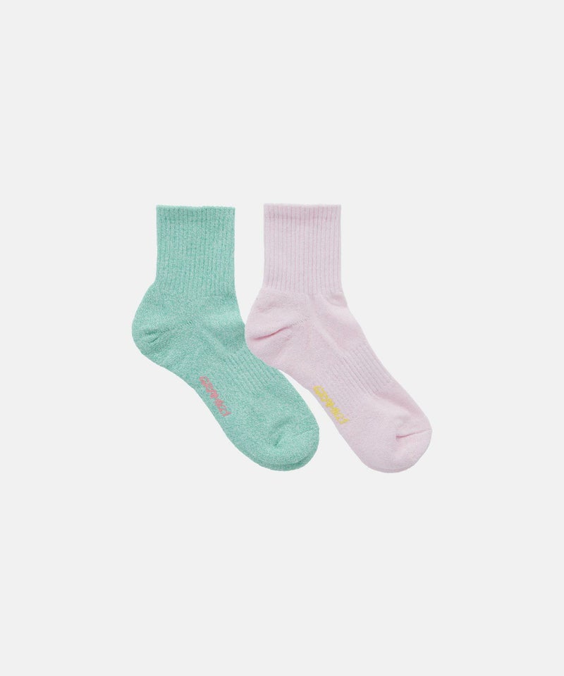 PAPER MIX SOCKS CRIMSON & EMERALD
