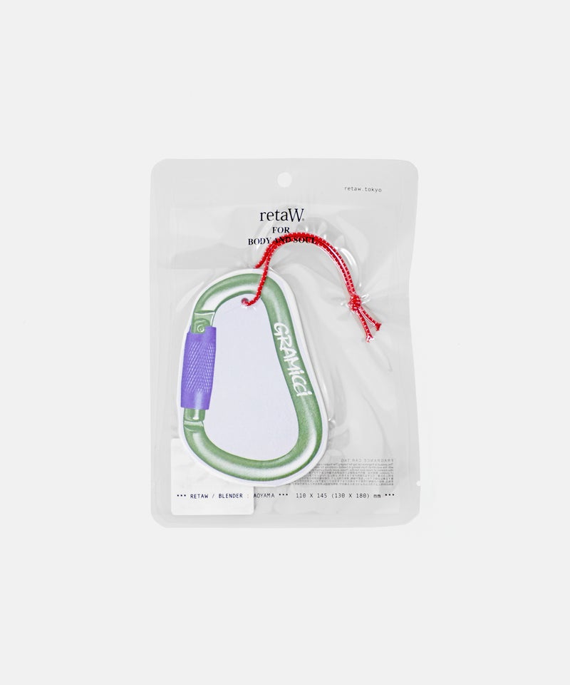 retaW Carabiner Car Tag Olive