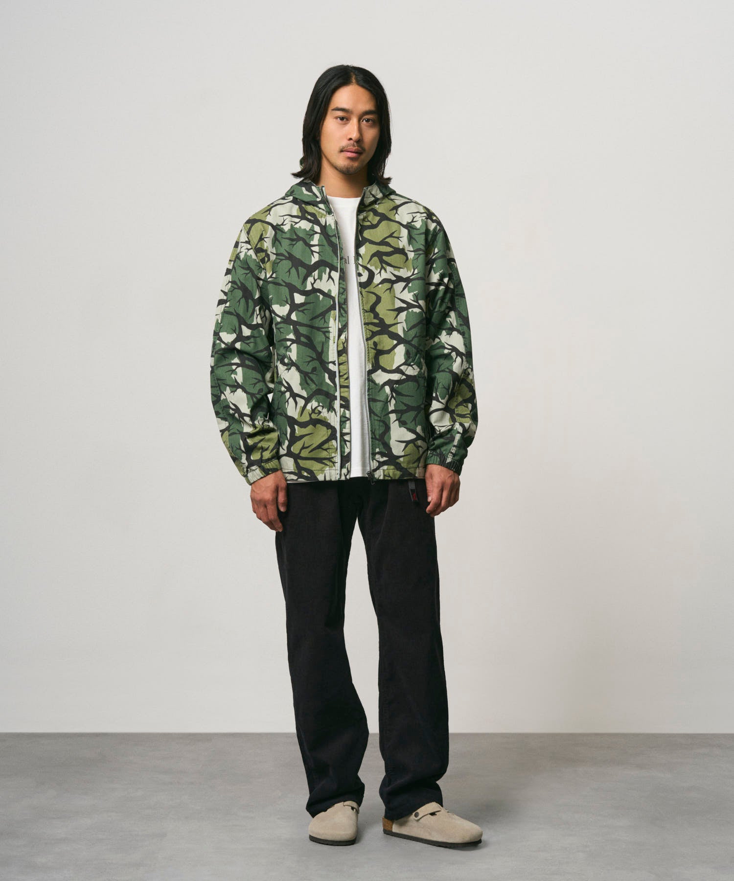 RRL プルオーバー フーディヘリンボーン カーキ ヘリンボーンフーデッドジャケット | グラミチ 公式通販サイト