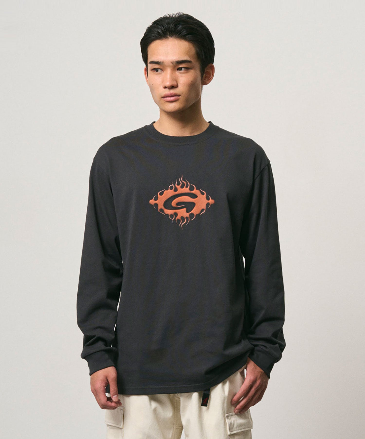 関西学院大学ラグビー部ロンT HUNGARIA ネイビー/オレンジ 長袖シャツ フレイムズロングスリーブTシャツ | グラミチ 公式通販サイト Gramicci