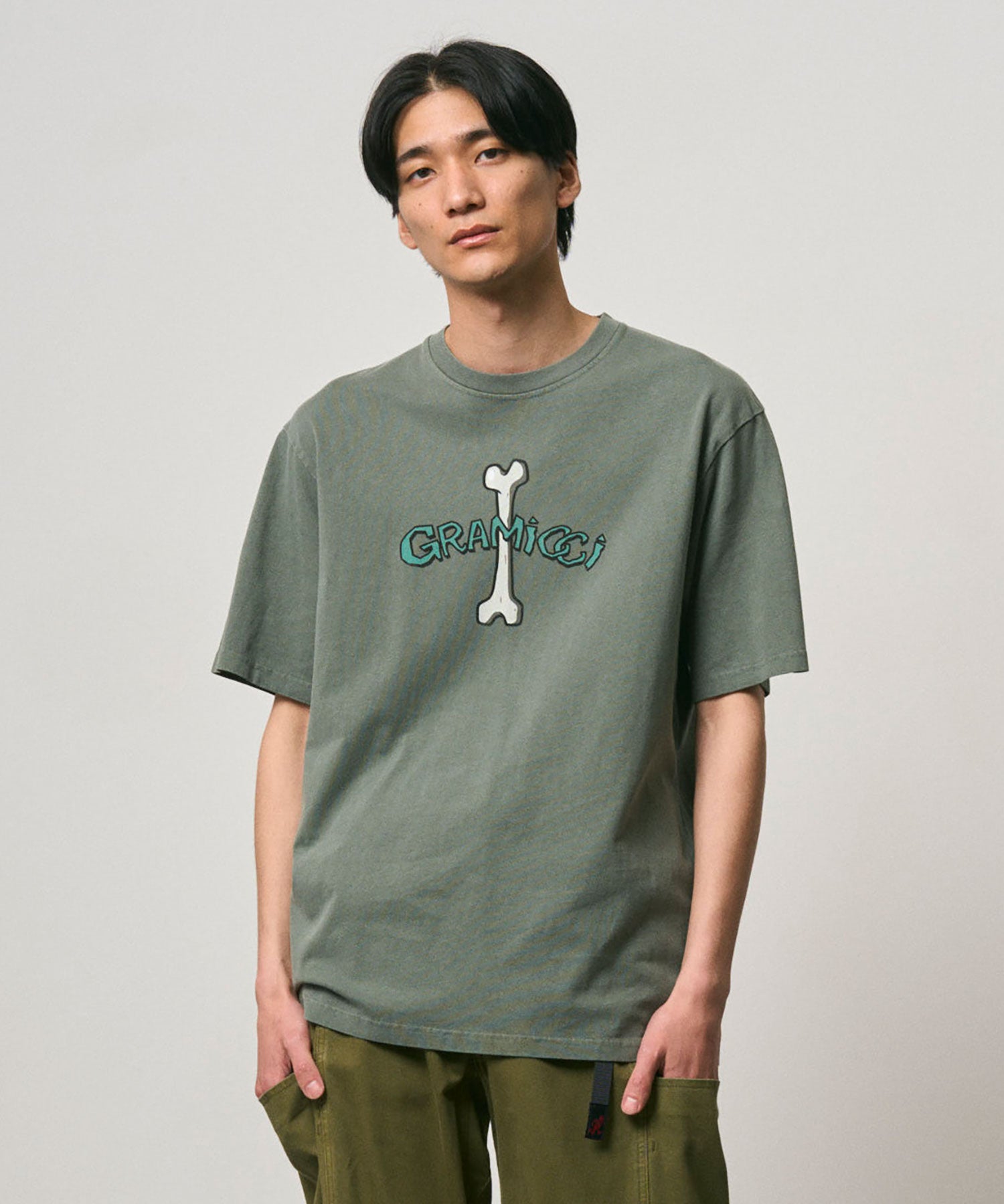 ボーンTシャツピグメントダイ | グラミチ 公式通販サイト Gramicci
