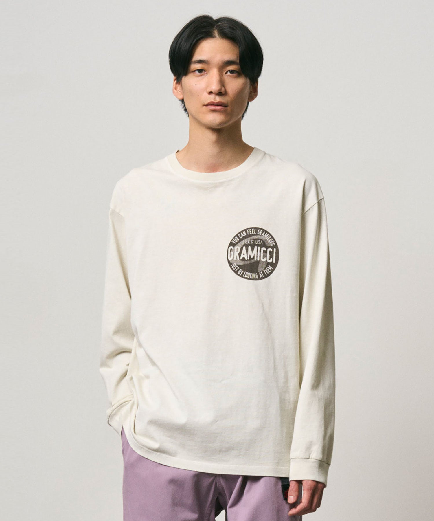 アイコンロングスリーブTシャツピグメントダイ | グラミチ 公式通販