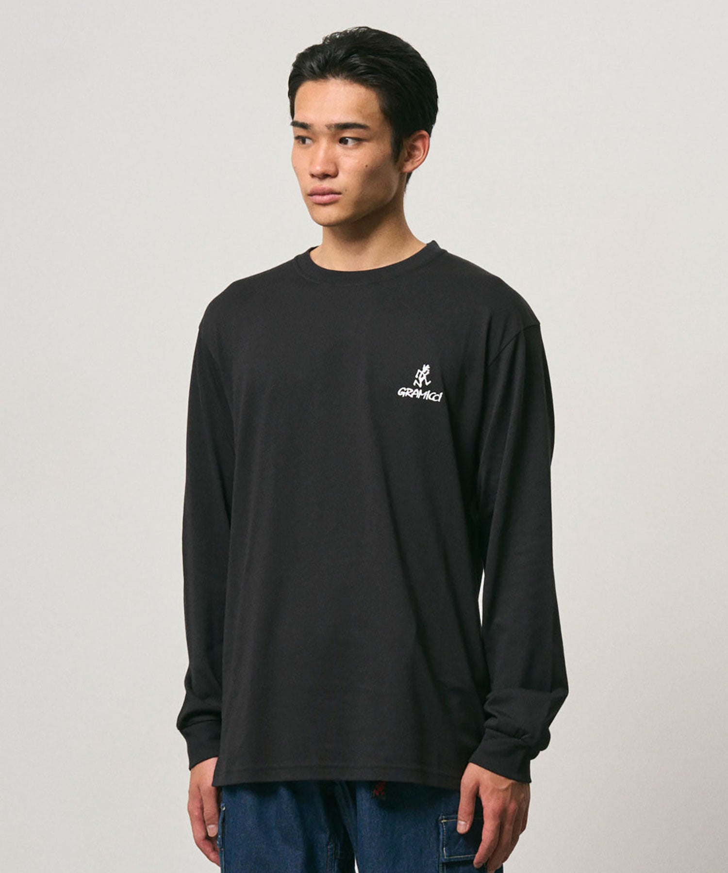 ワンポイントロゴロングスリーブTシャツ | グラミチ 公式通販サイト