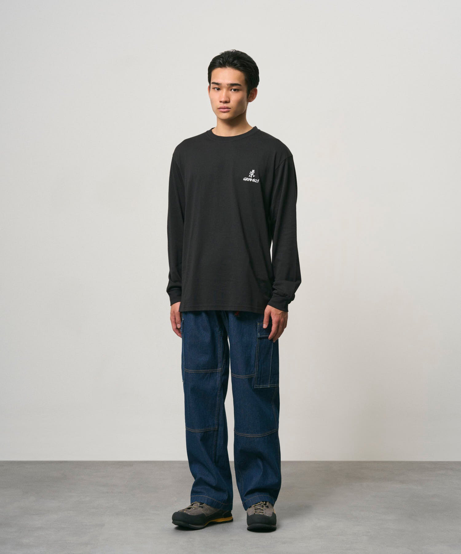 ワンポイントロゴロングスリーブTシャツ | グラミチ 公式通販サイト